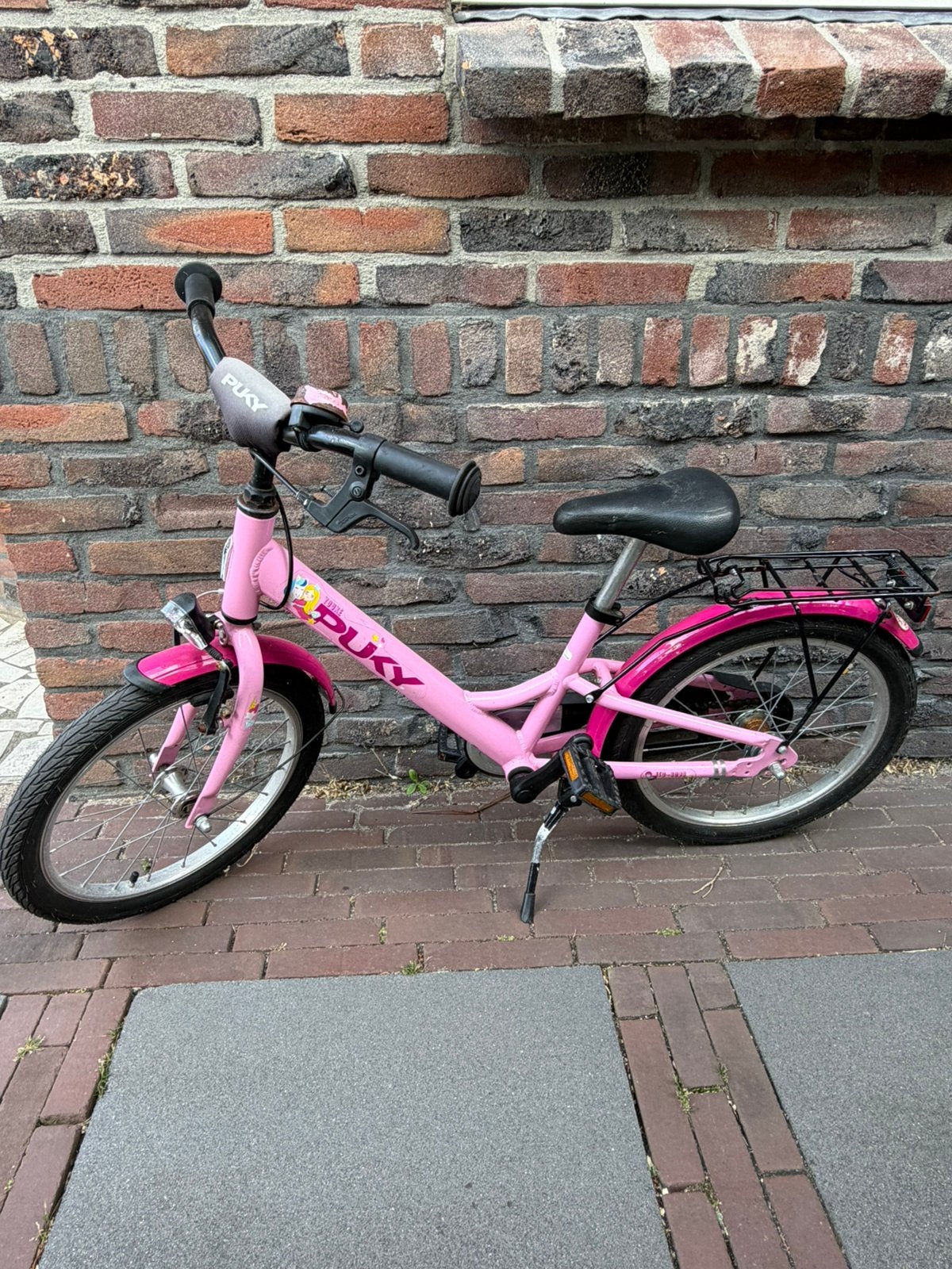 Puky kinderfiets meisjes fiets 18 inch roze, Ophalen, Gebruikt, Terugtraprem, 18 inch
