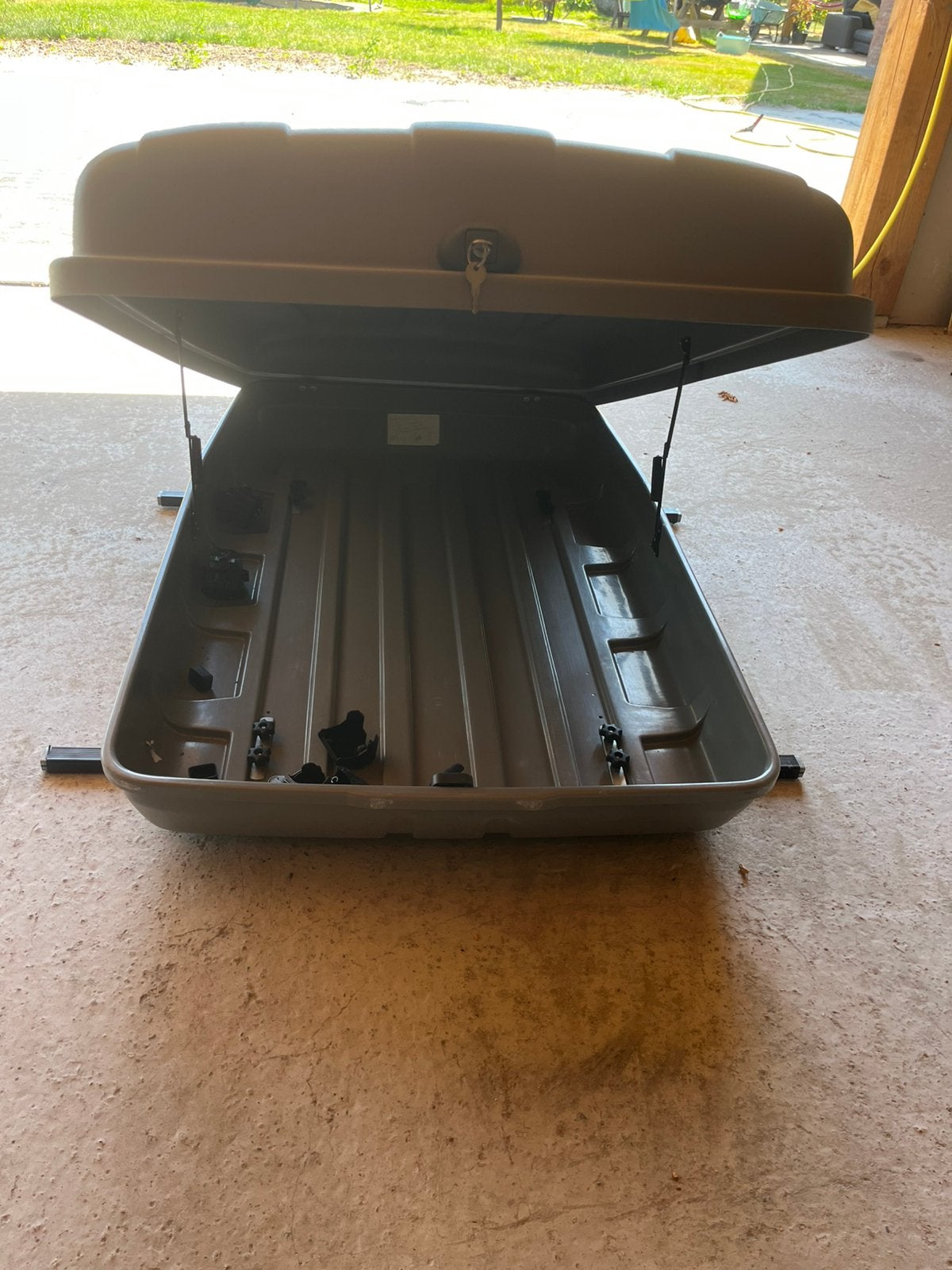Universele grijze dakkoffer 130x85x30cm, Ophalen, Zo goed als nieuw