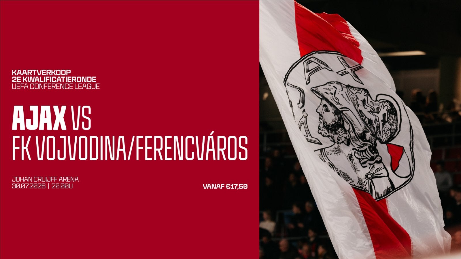 2x ajax conference league, Tickets en Kaartjes, Sport | Voetbal