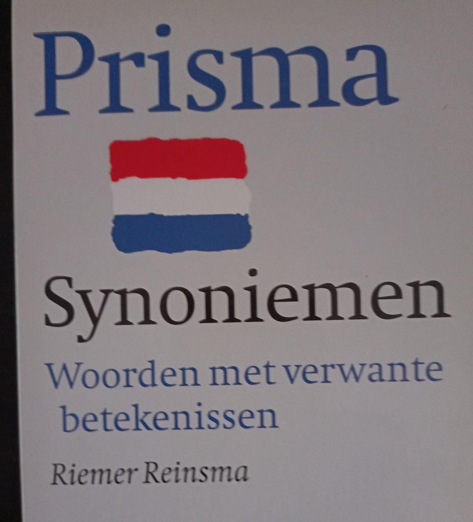 Prisma Synoniemen: Woorden met verwante betekenissen, Prisma of Spectrum, Nederlands, Zo goed als nieuw, Ophalen