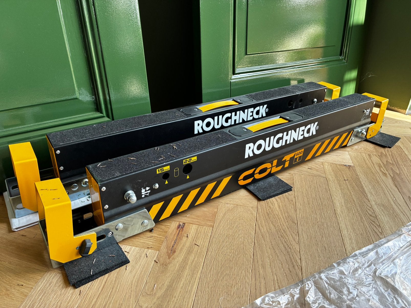 Roughneck colt 600 e zgan schragen, Doe-het-zelf en Verbouw, Overige Doe-het-zelf en Verbouw, Ophalen, Zo goed als nieuw