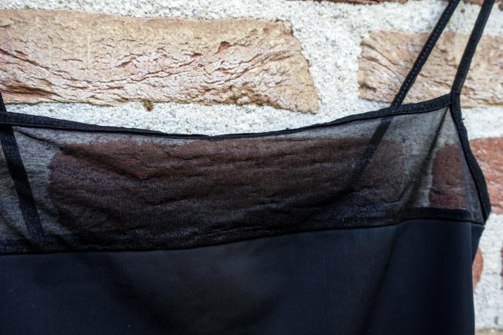 deels transparante zwart hemdje - lingerie - MNG night - S, MNG night, Ophalen of Verzenden, Zwart, Hemd