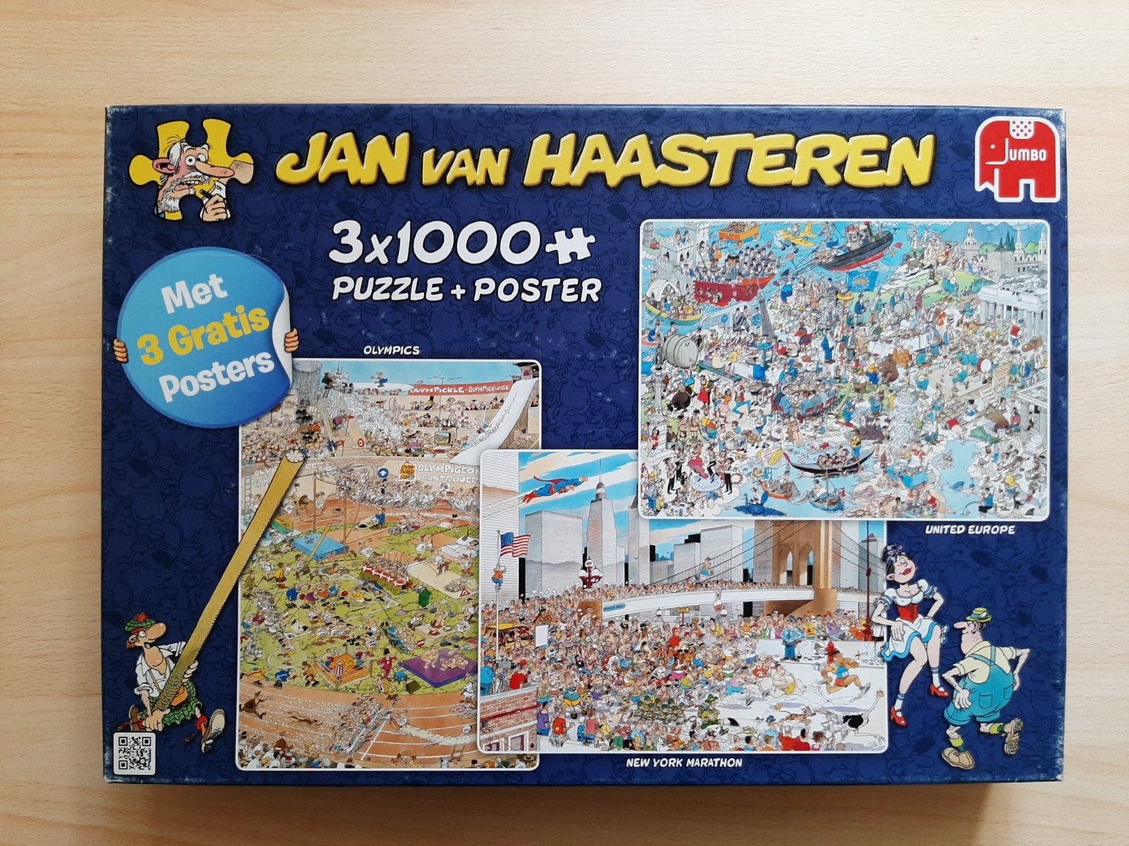 Jan van Haasteren + Wasgij, Ophalen, 500 t/m 1500 stukjes, Zo goed als nieuw, Legpuzzel