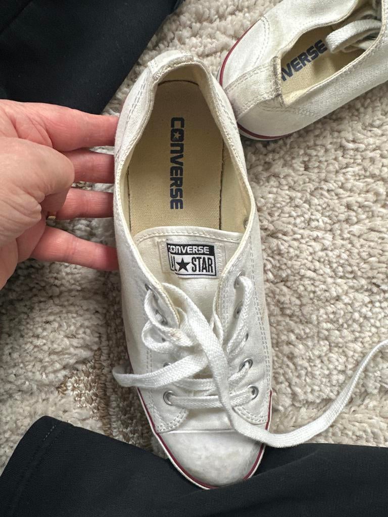 Converse All Star sneakers wit, Ophalen of Verzenden, Gedragen, Wit, Sneakers of Gympen