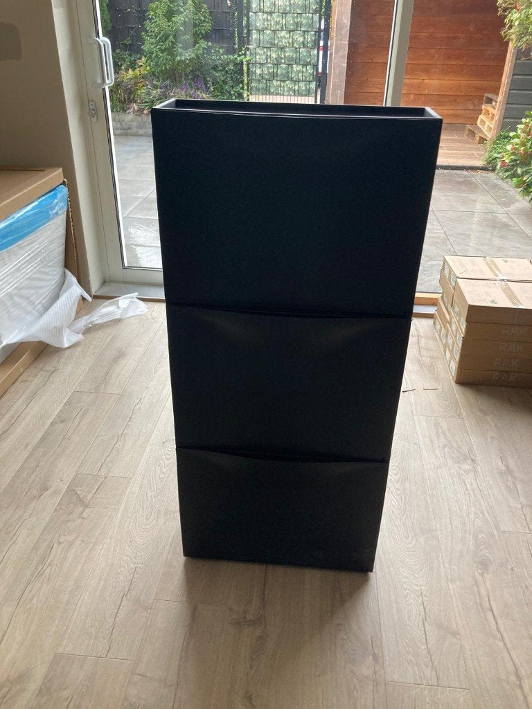 IKEA TRONES schoenenkasten zwart – nog 2 beschikbaar, Ophalen, Gebruikt