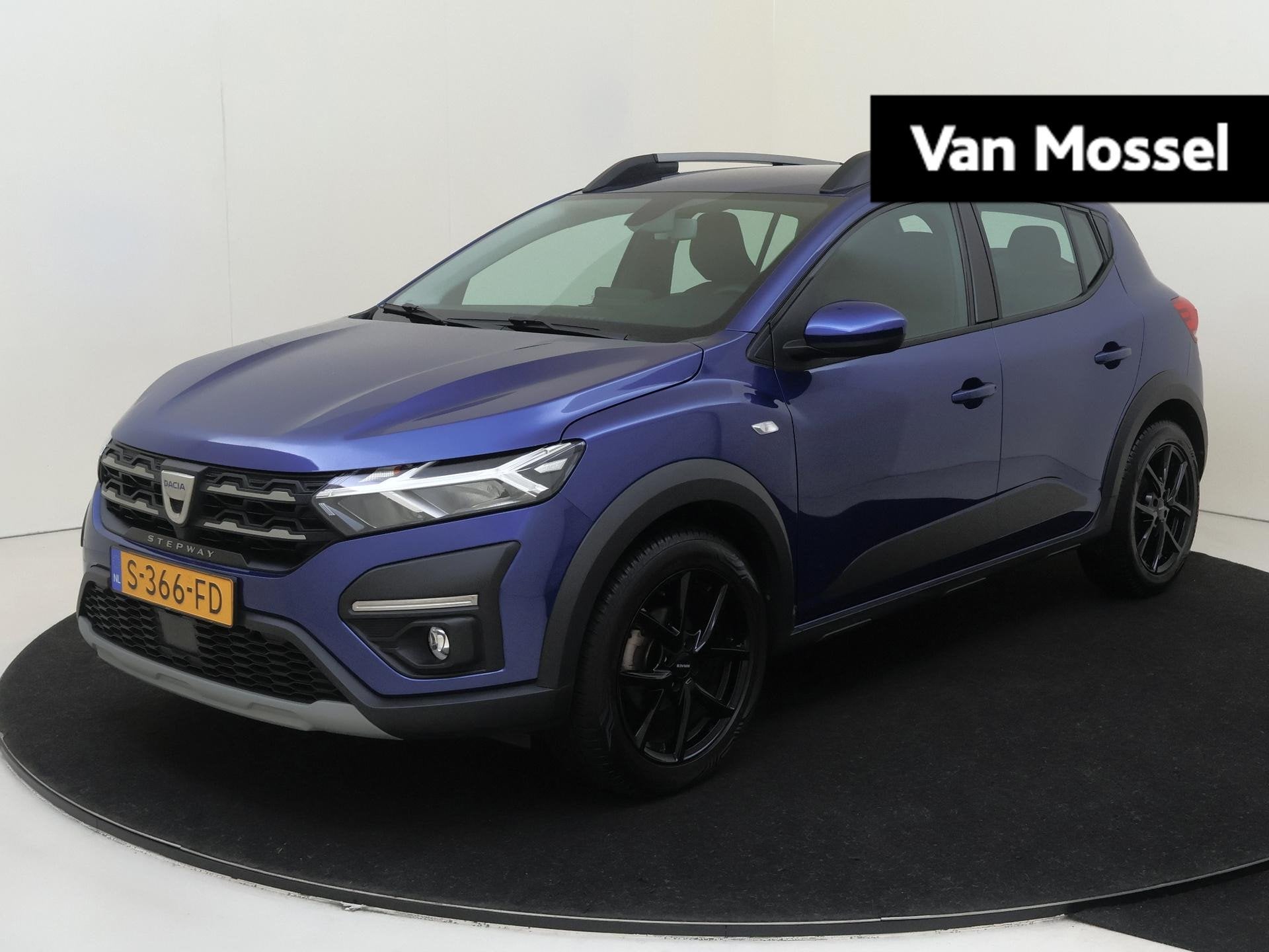 Dacia Sandero Stepway 1.0 TCe 90 Comfort | airco | Apple Car, Gebruikt, Euro 6, Blauw, 49 €/maand