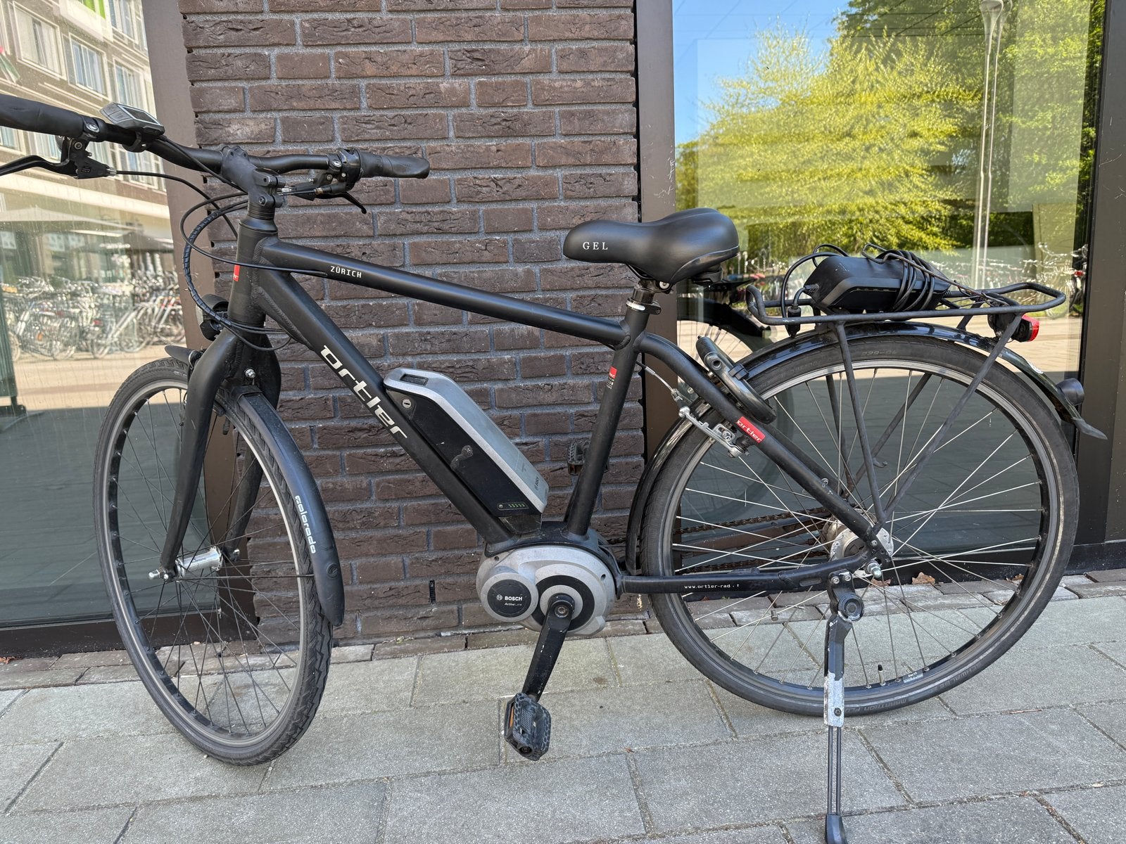Ortler E-bike met Bosch Active Line motor, Fietsen en Brommers, 26 inch of meer, Gebruikt, Velgrem, Versnellingen