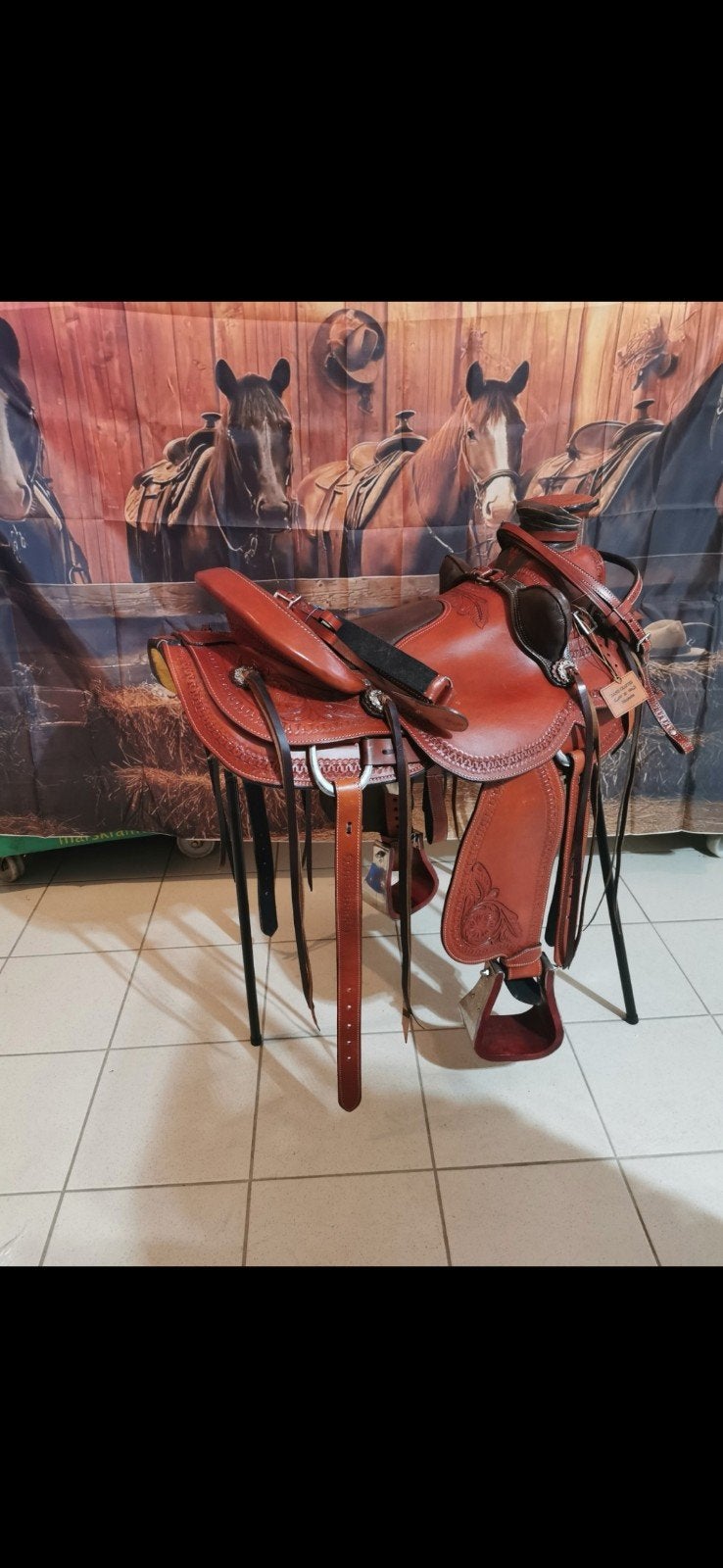 Wade western zadel 18 inch, Dieren en Toebehoren, Paarden en Pony's | Zadels, Ophalen of Verzenden, Nieuw