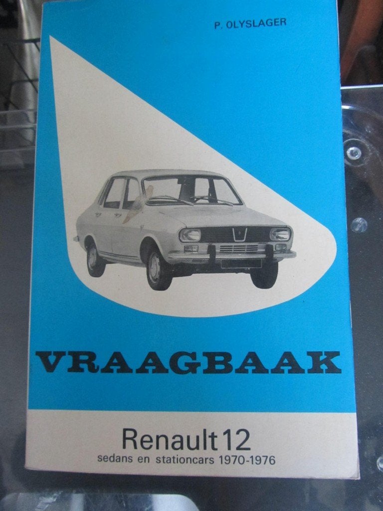 vraagbaak   RENAULT  12     1970  1976, Ophalen of Verzenden