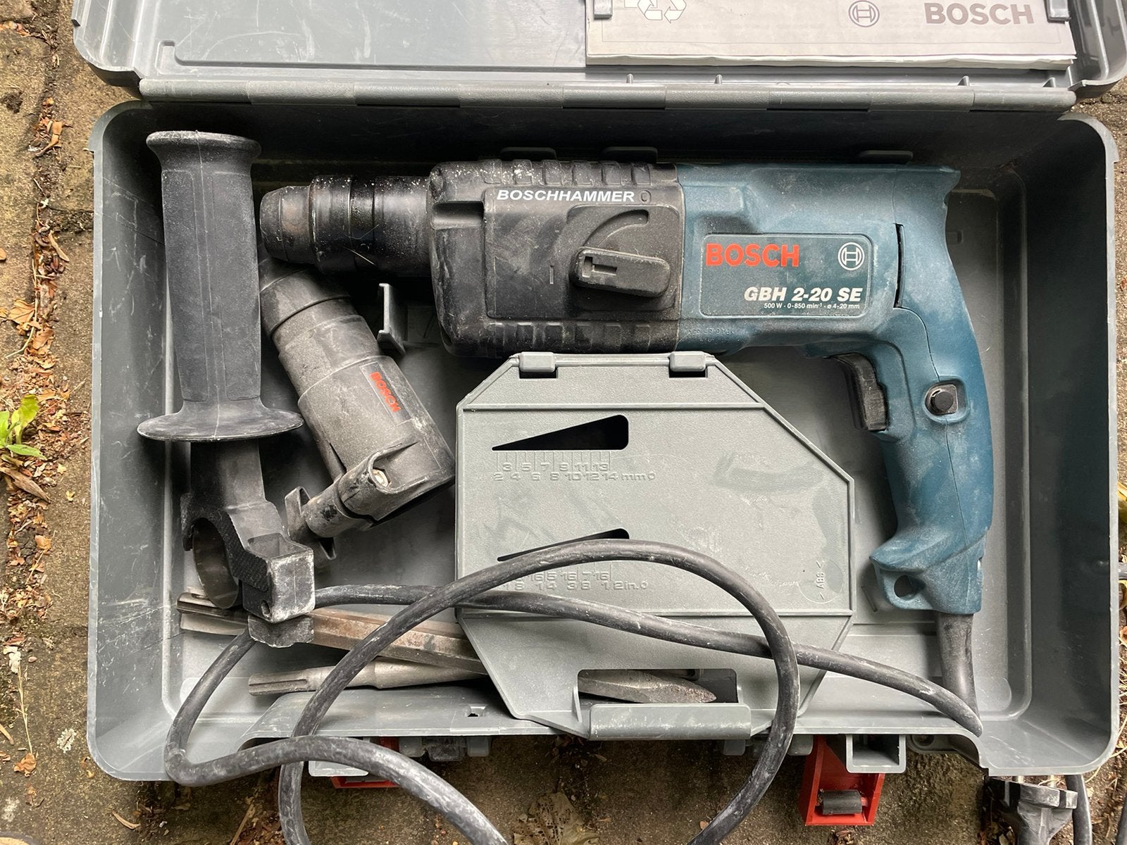 Bosch GBH-2 20SE SDS Plus boorhamer, Doe-het-zelf en Verbouw, Gereedschap | Boormachines, Ophalen of Verzenden, Zo goed als nieuw
