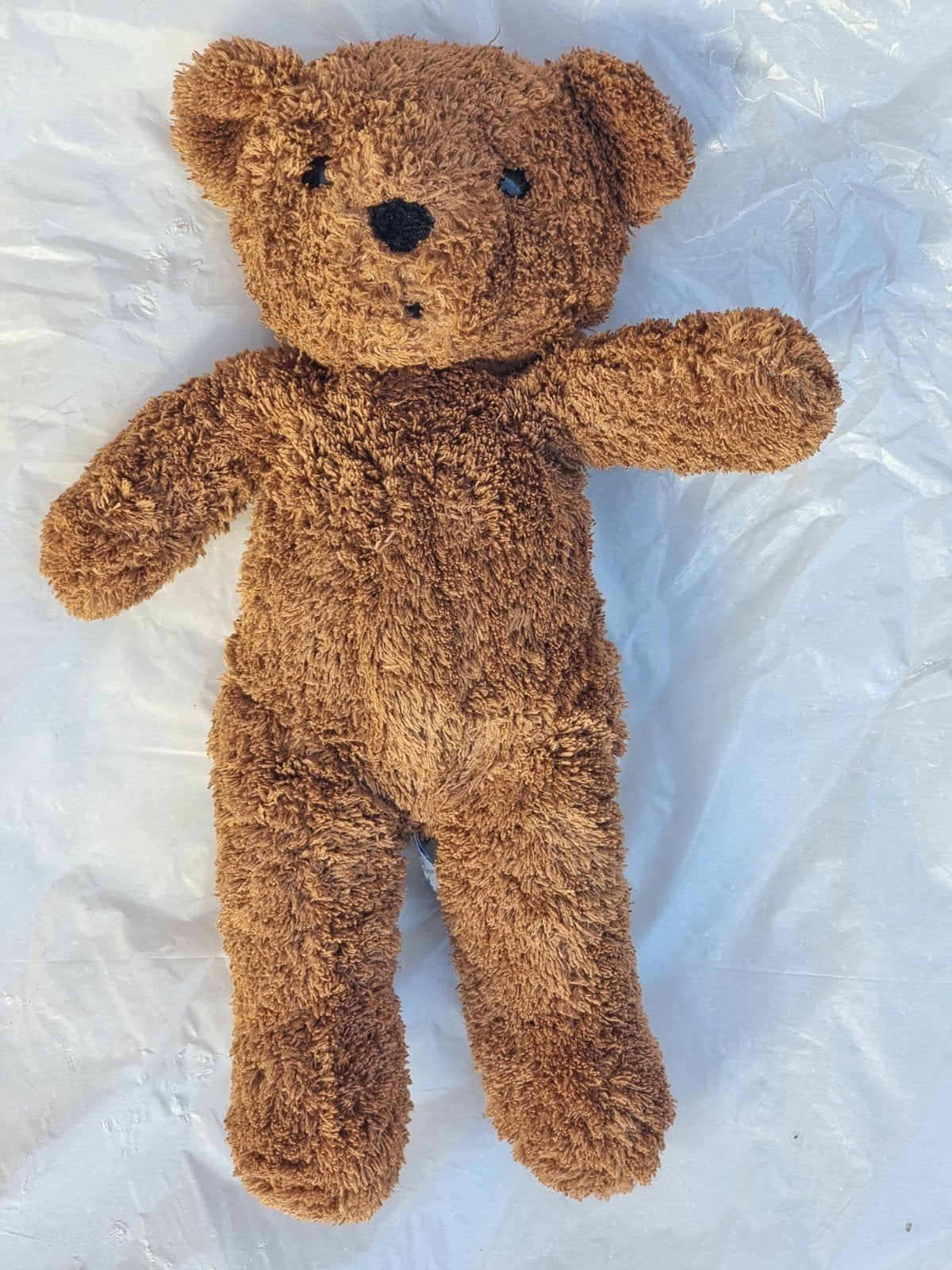 Bruine teddybeer - merk Nounours, Beer, Ophalen of Verzenden, Zo goed als nieuw, Middelgroot (20 tot 80 cm)