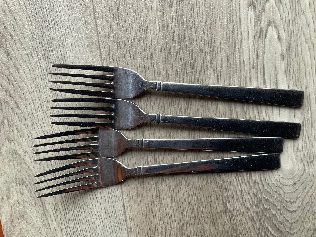 4 sola vorken, Gebruikt, Sola, Los bestek, Ophalen of Verzenden