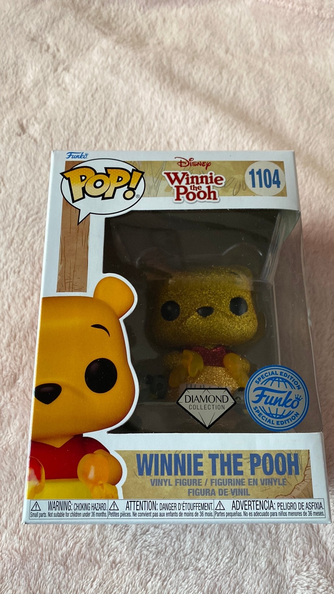Funko Pop Winnie the pooh diamond exclusive, Ophalen of Verzenden, Nieuw