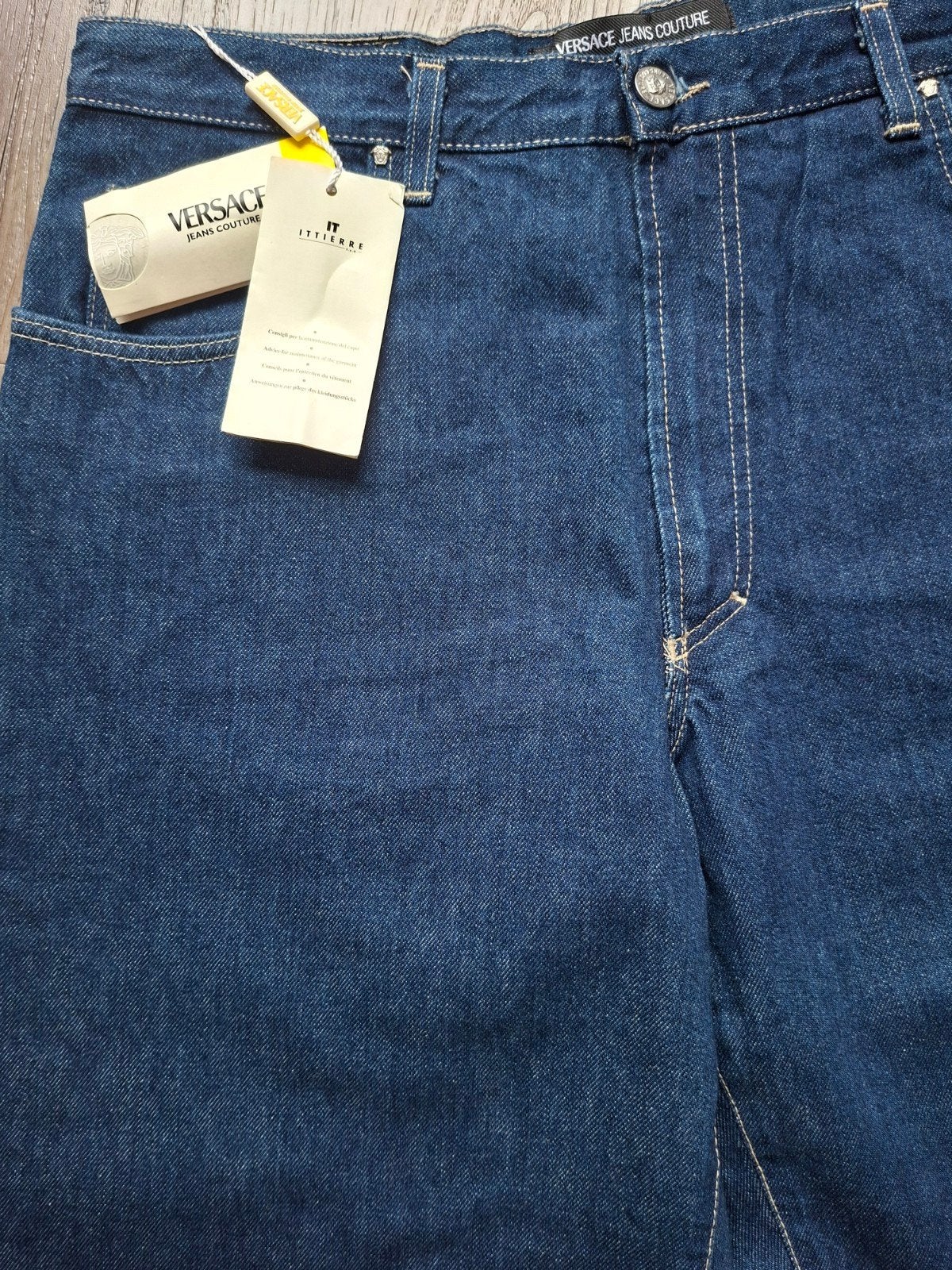 VERSACE regular fit jeans maat 35, Blauw, Nieuw, Ophalen of Verzenden, W33 - W34 (confectie 48/50)
