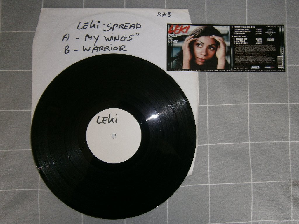 Leki – Spread My Wings. + sticker. 2006. Promo. Hip Hop, Rap, Ophalen, Zo goed als nieuw, Inclusief binnenhoes, 12 inch