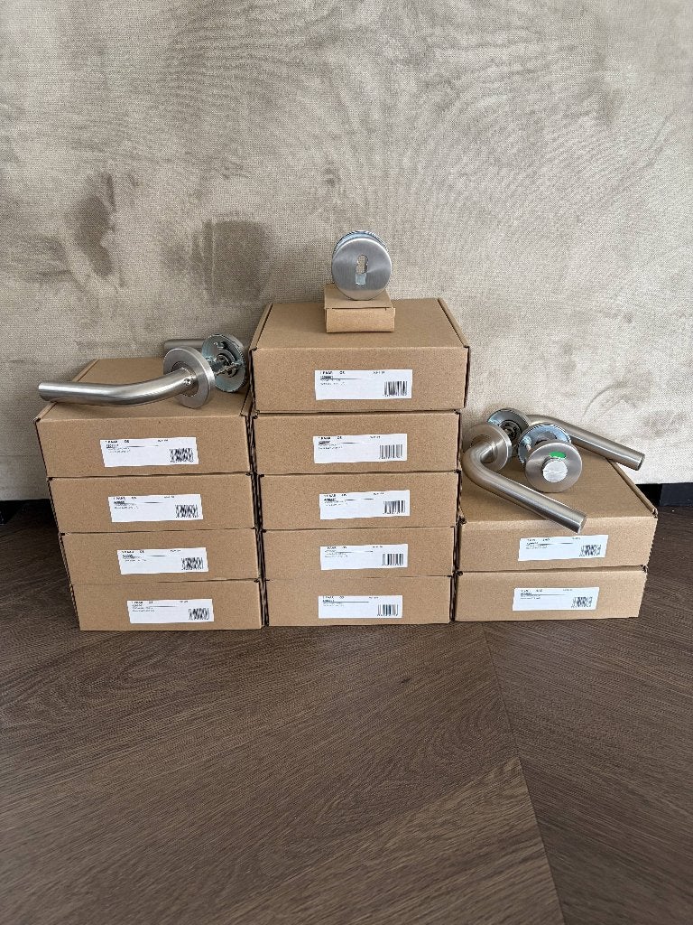 Svedex House deurkrukken (set van 11) | Nieuw in doos, Doe-het-zelf en Verbouw, Hang- en Sluitwerk, Ophalen, Nieuw, Rvs, Klink of Kruk