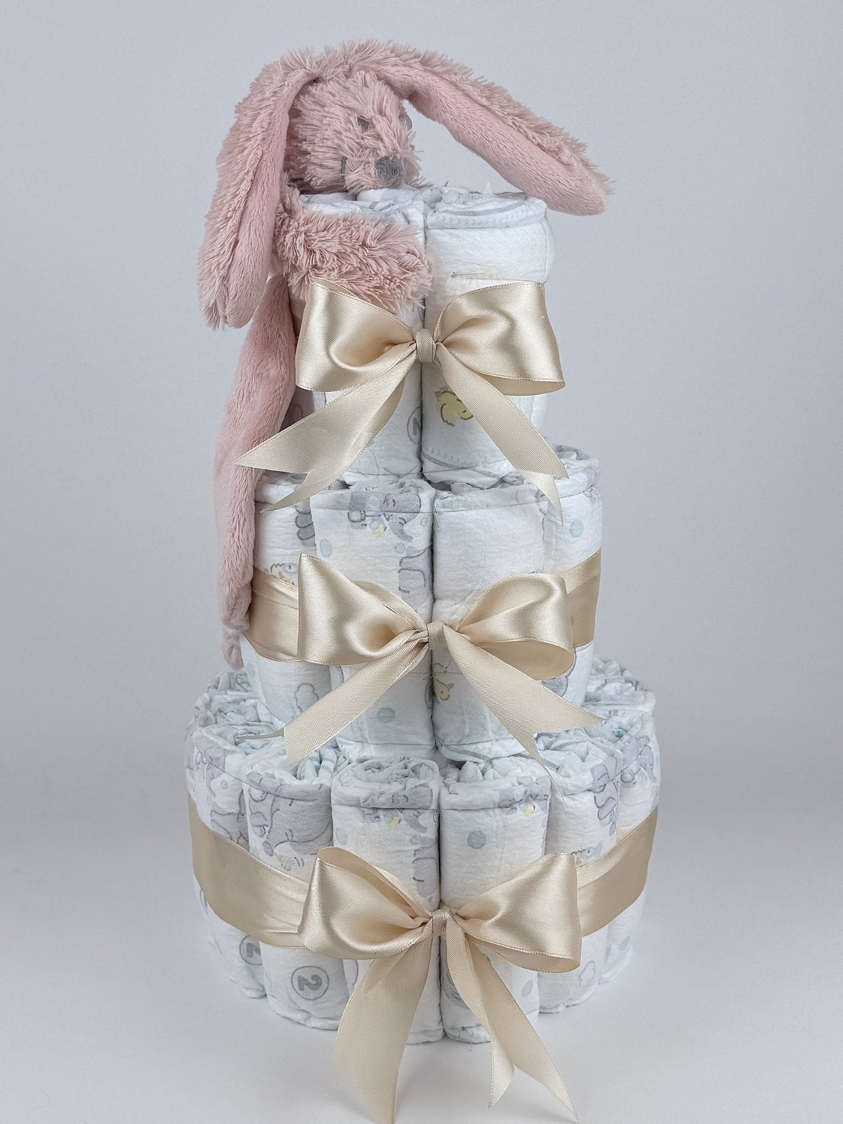 Luiertaart meisje happy horse tut richie old pink beige, Kinderen en Baby's, Ophalen of Verzenden, Nieuw, Kraamcadeau