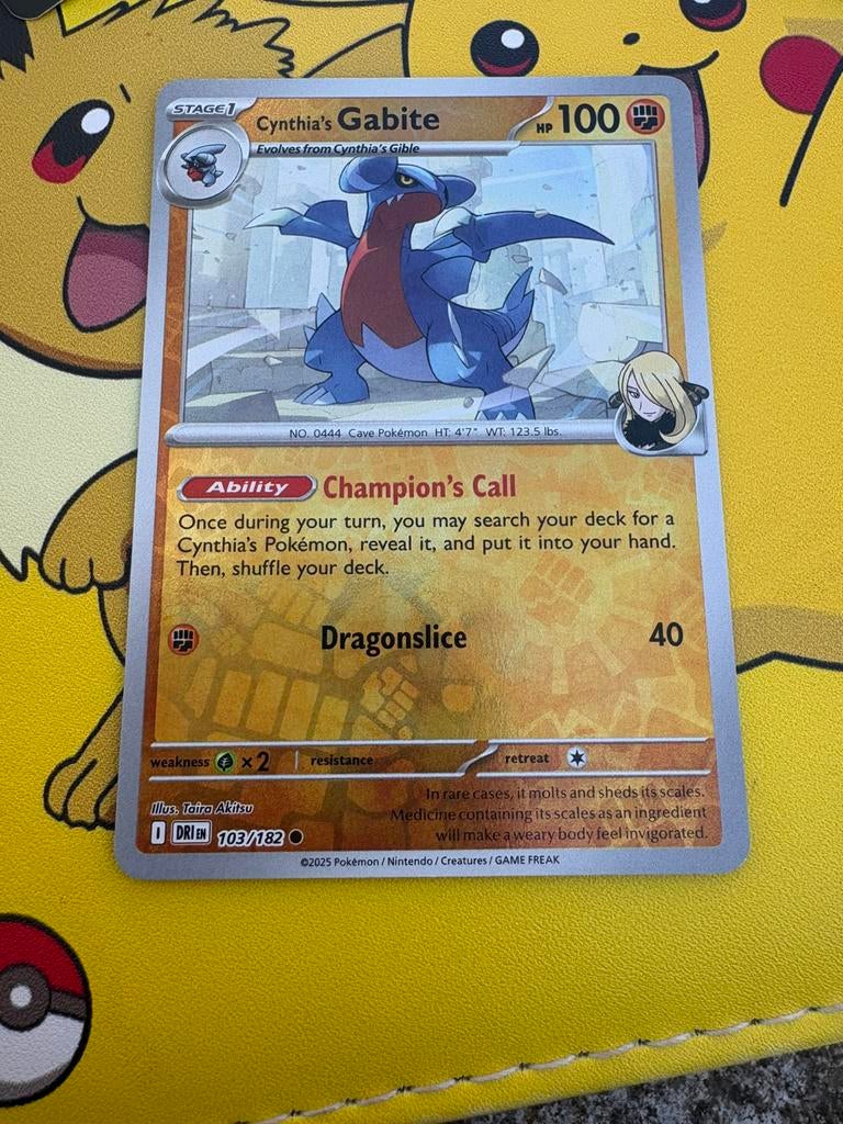 Pokkenmonkaart gabite, Verzenden, Zo goed als nieuw