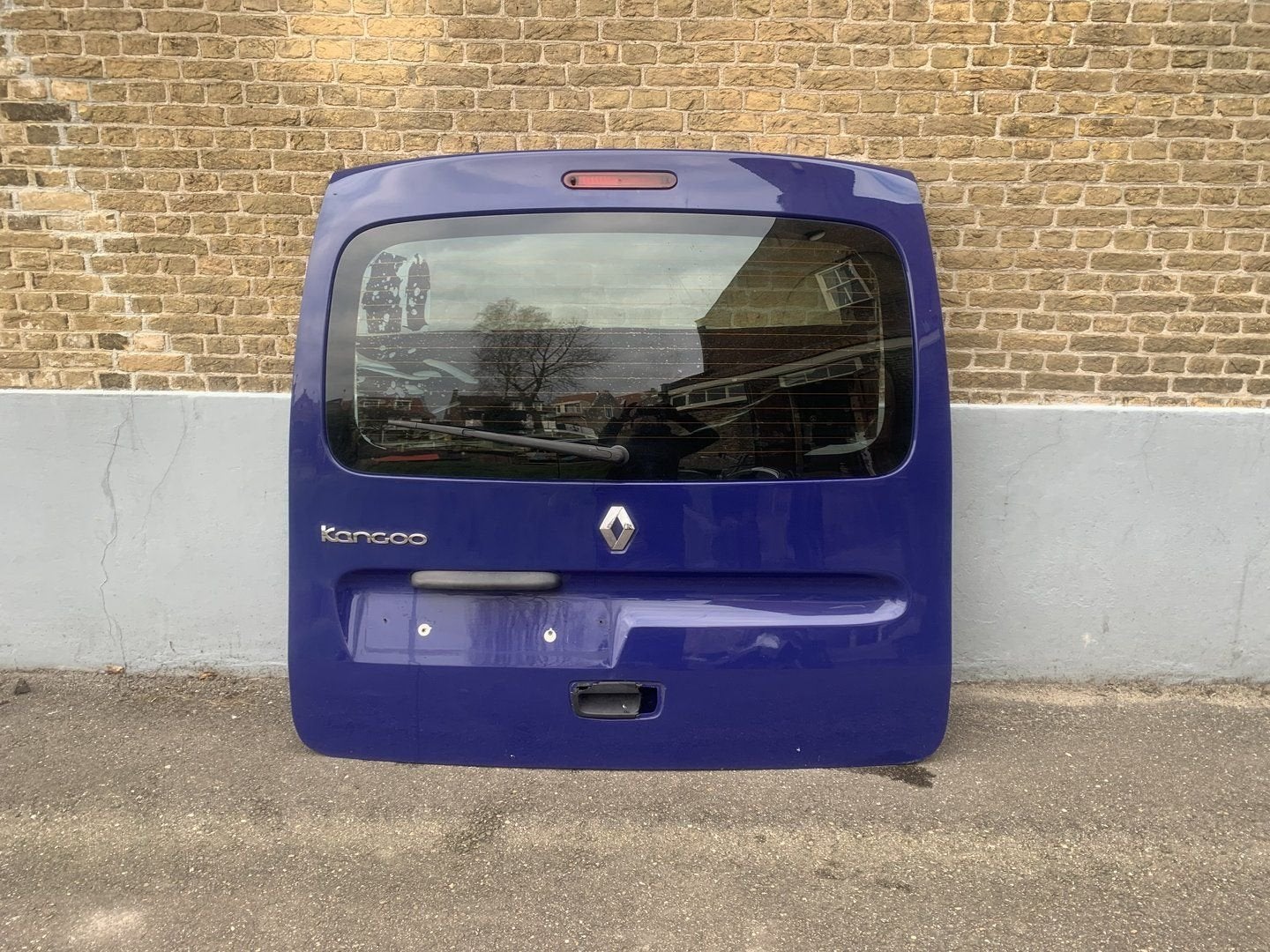 achterklep met raam renault kangoo 2008 tot 2020 blauw bus, Gebruikt, Renault, -, Ophalen of Verzenden
