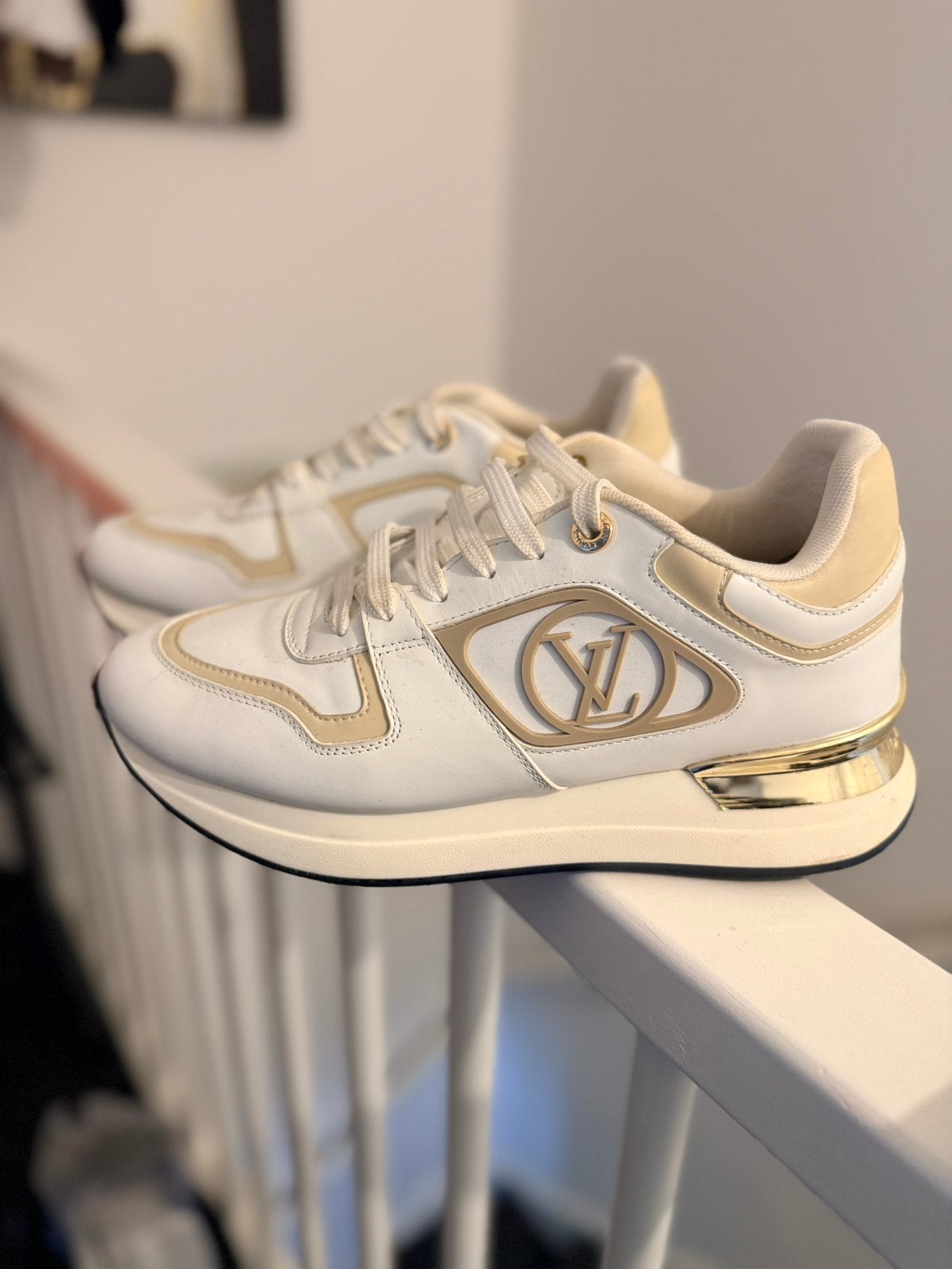 LV sneaker, Kleding | Heren, Wit, Ophalen of Verzenden, Sneakers of Gympen, Zo goed als nieuw