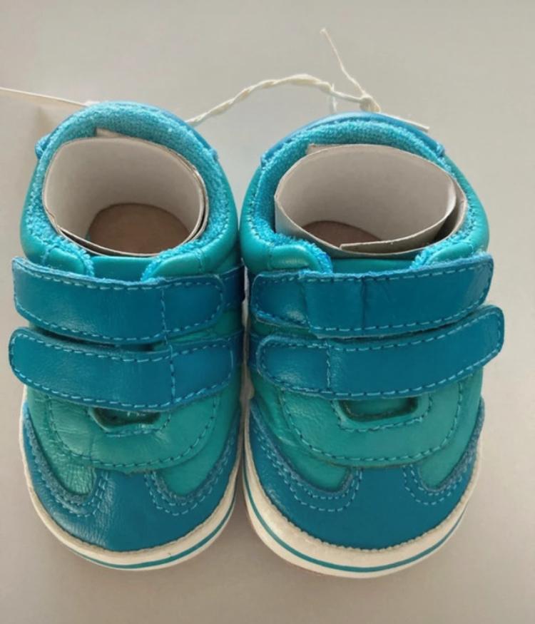 Nieuwe blauwe babyslofjes van Melton 0-6 maanden, Kinderen en Baby's, Babykleding | Schoentjes en Sokjes, Slofjes, Jongetje of Meisje