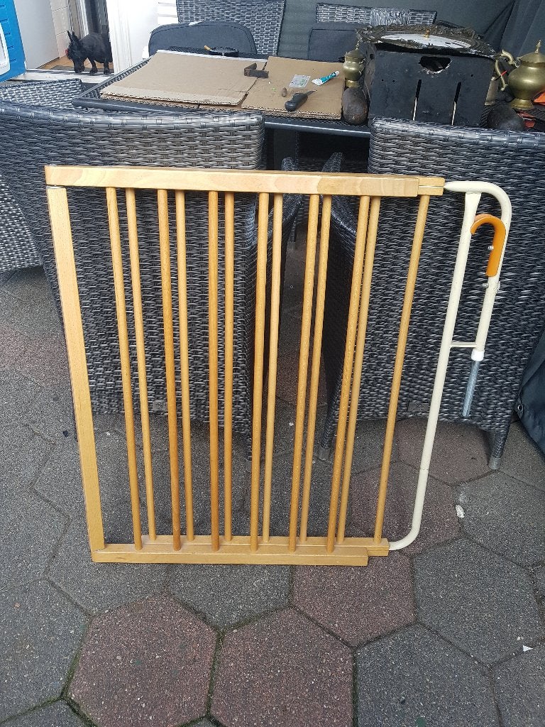 houten traphekje, Kinderen en Baby's, Ophalen, Gebruikt, 100 tot 115 cm, Schroefhekje