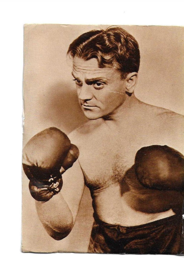james cagney  filmacteur  boksen, Verzenden, 1940 tot 1960, Ongelopen, Sterren en Beroemdheden