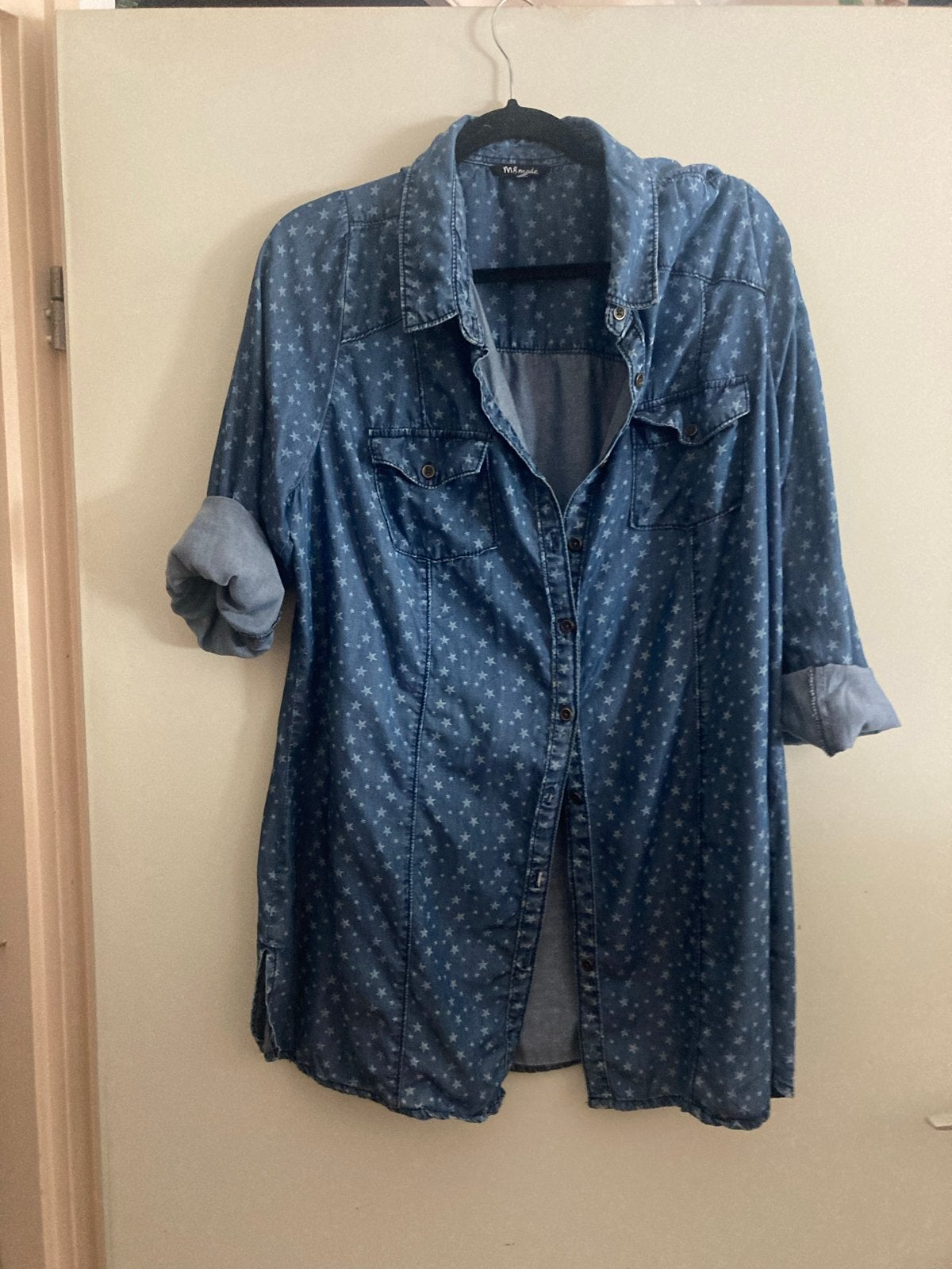 SPIJKER BLOUSE, Kleding | Dames, Ophalen of Verzenden, Nieuw, Maat 42/44 (L), Blauw