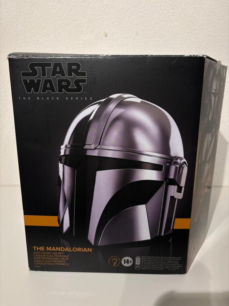 Mandalorian helm, Verzamelen, Star Wars, Ophalen of Verzenden, Zo goed als nieuw, Actiefiguurtje