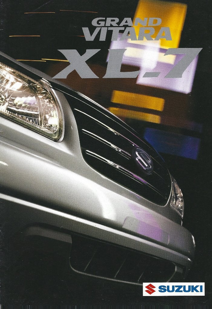 Brochure Suzuki Grand Vitara XL-7 2001, Ophalen of Verzenden, Gelezen, Overige merken