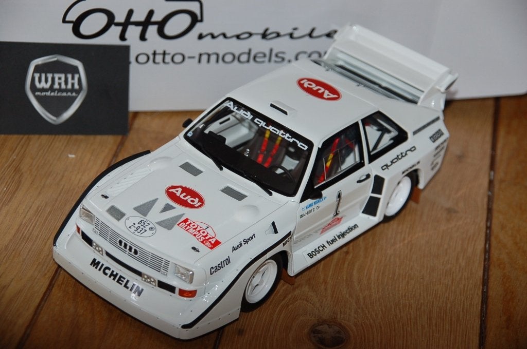 AUDI SPORT QUATTRO S1 OLYMPUS rally Otto mobile OT757 WRH, Verzenden, Zo goed als nieuw, Auto, OttOMobile