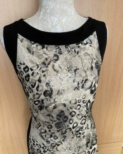 Select Hermann Lange jurk maat 40 [v], Kleding | Dames, Maat 38/40 (M), Zwart, Ophalen of Verzenden, Zo goed als nieuw