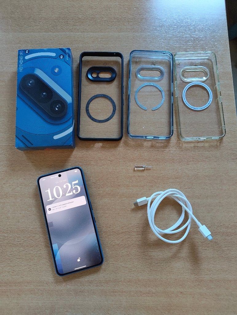 Nothing Phone (3a) 12GB/256GB blauw, Telecommunicatie, Ophalen, Overige modellen, Zo goed als nieuw, Zonder simlock
