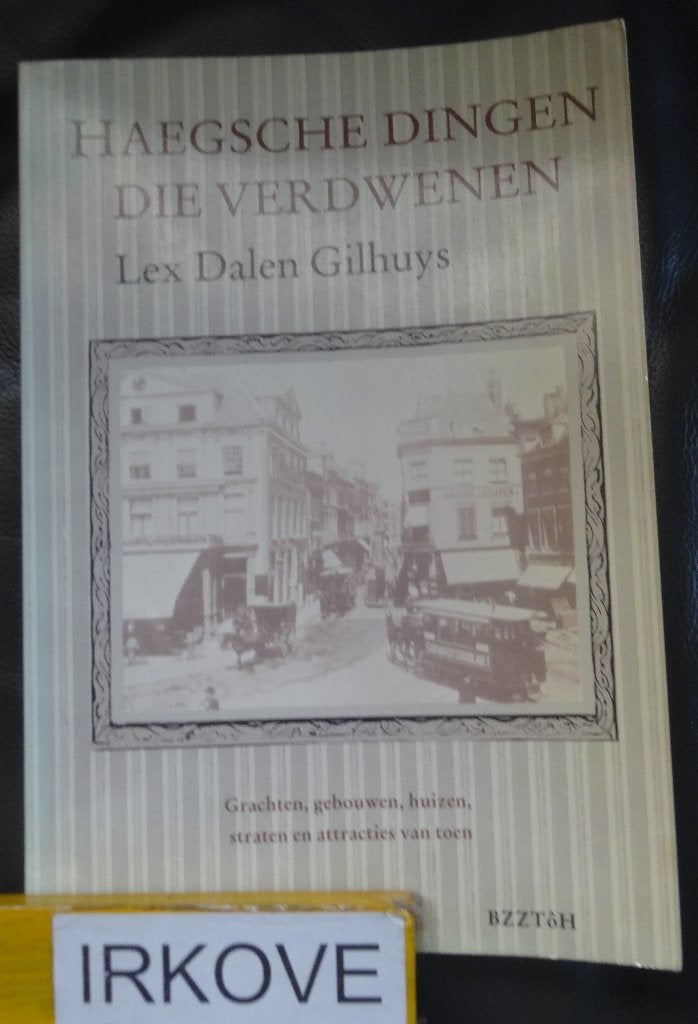 HAAGSE DINGEN DIE VERDWENEN * Lex Dalen Gilhuys *, Verzenden, Zo goed als nieuw, Lex Dalen Gilhuys