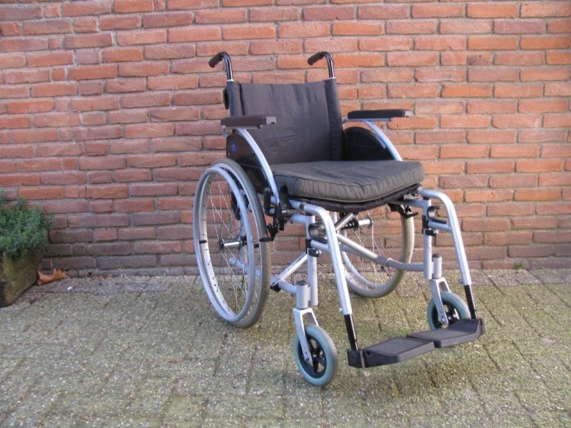 Excel G3 ECO aluminium rolstoel 46cm Met Massieve banden, Diversen, Ophalen, Inklapbaar, Zo goed als nieuw, Duwrolstoel
