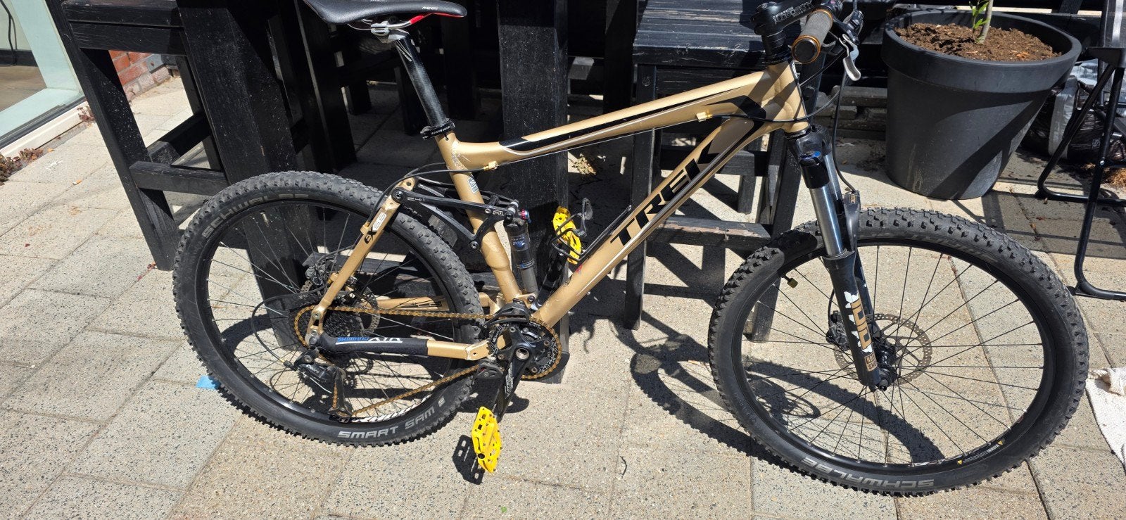 Mooie Trek Mountainbike - Nagekeken en Klaar voor Avontuur, Ophalen, Gebruikt, Fully, 49 tot 53 cm