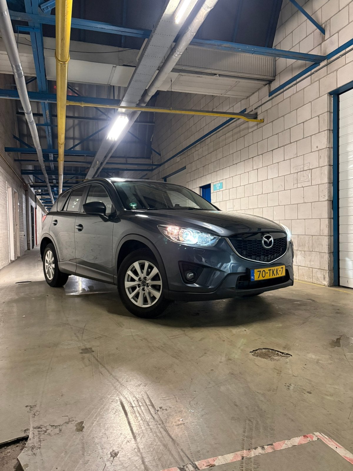 Mazda CX-5 2.0 121KW 2WD 2012 Grijs, Auto's, Voorwielaandrijving, Stof, Zwart, 4 cilinders