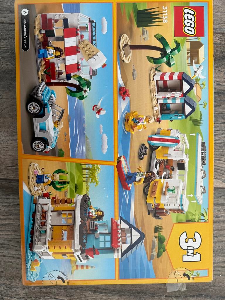 LEGO Creator 31138 Strandcamper 3-in-1 - Nooit geopend, Kinderen en Baby's, Ophalen, Nieuw