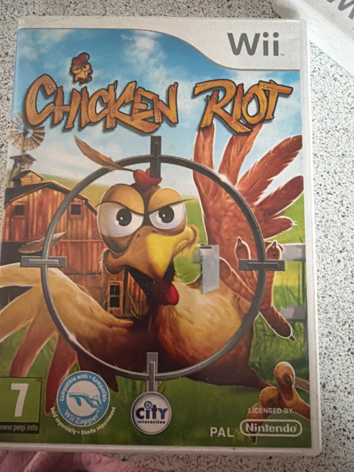 Chicken Riot - Wii Game (Zo goed als nieuw), Spelcomputers en Games, Shooter, 1 speler, Ophalen of Verzenden, Zo goed als nieuw