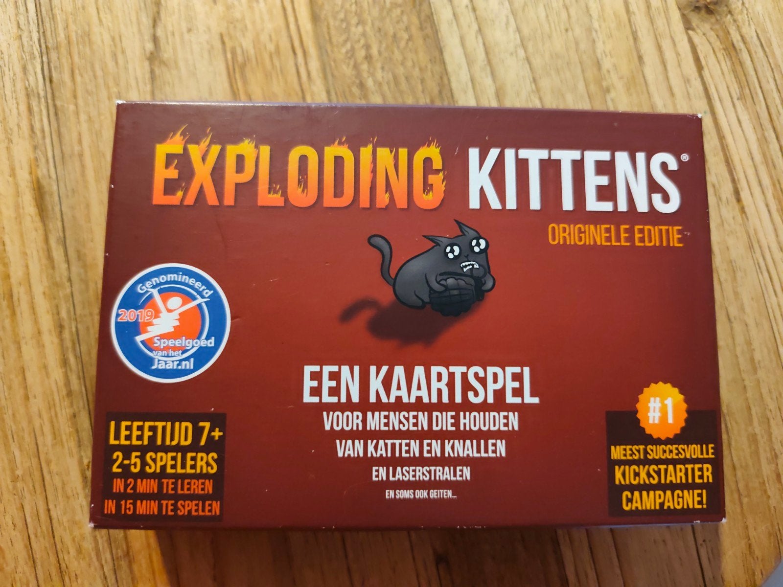 Exploding kittens, Ophalen of Verzenden, Zo goed als nieuw