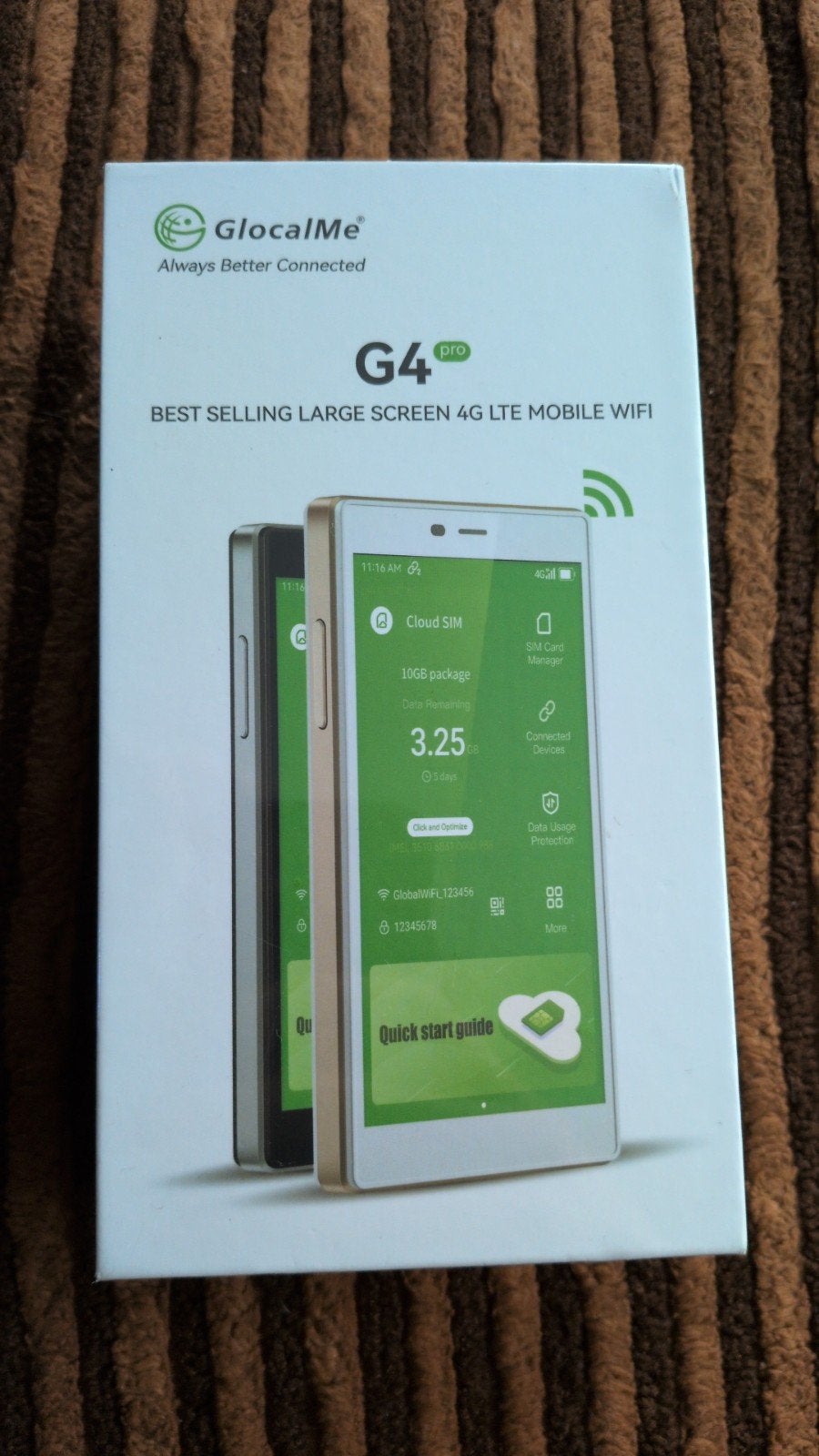 GlocalMe G4 Pro 4G LTE Mobiele WiFi Hotspot Zwart, Ophalen of Verzenden, Nieuw
