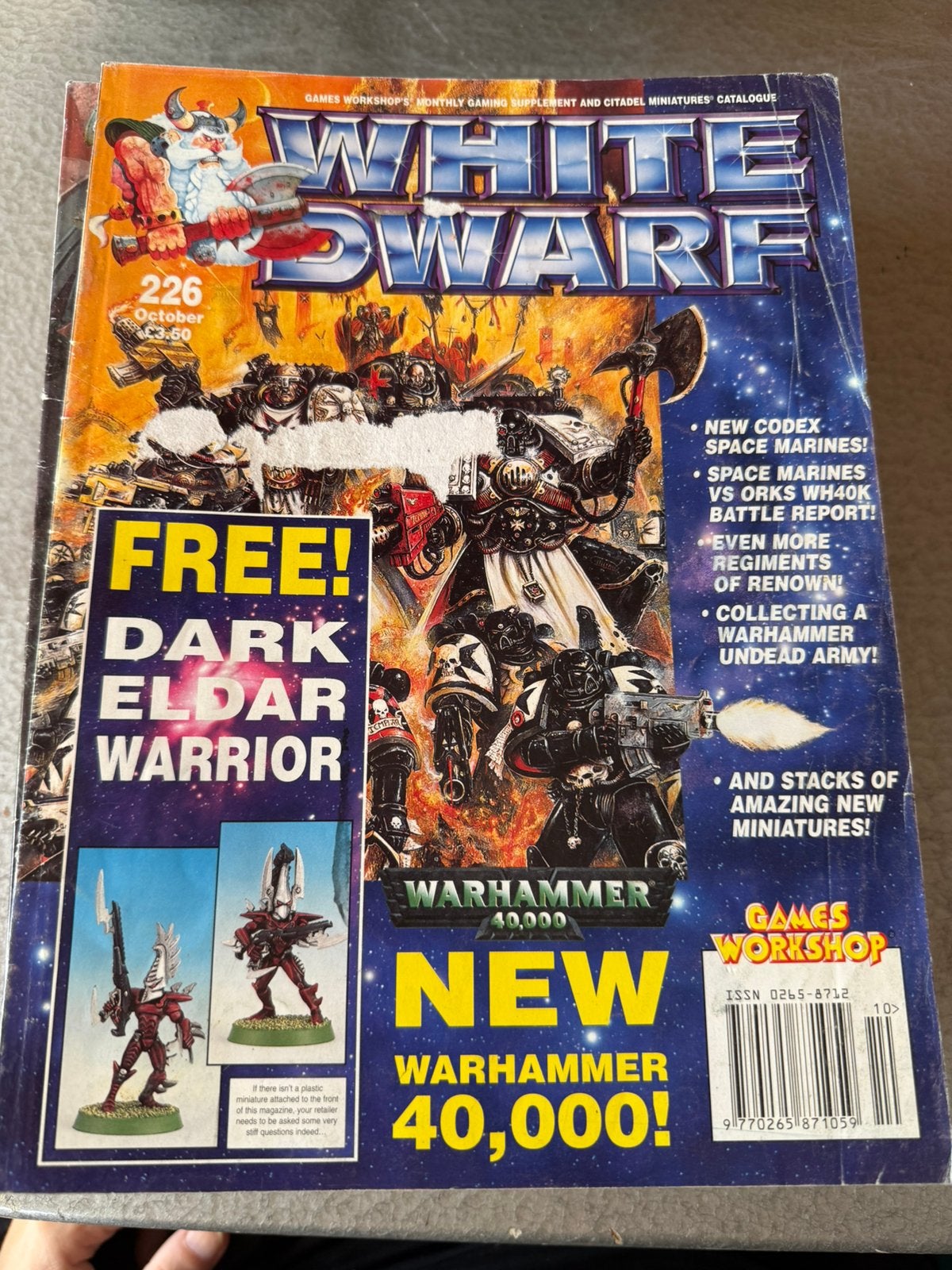 White Dwarf 226 okt 1998, Ophalen of Verzenden, Gebruikt, Warhammer, Boek of Catalogus