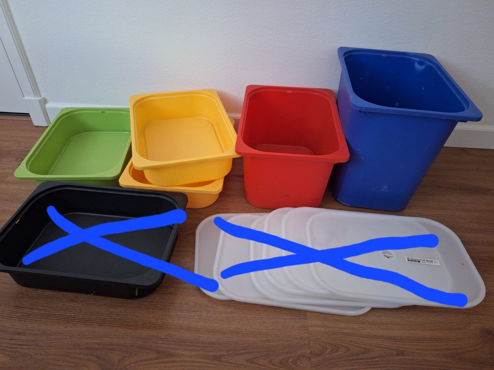 5x trofast bak, Ophalen of Verzenden, 100 cm of meer, 60 cm of meer, 50 cm of meer