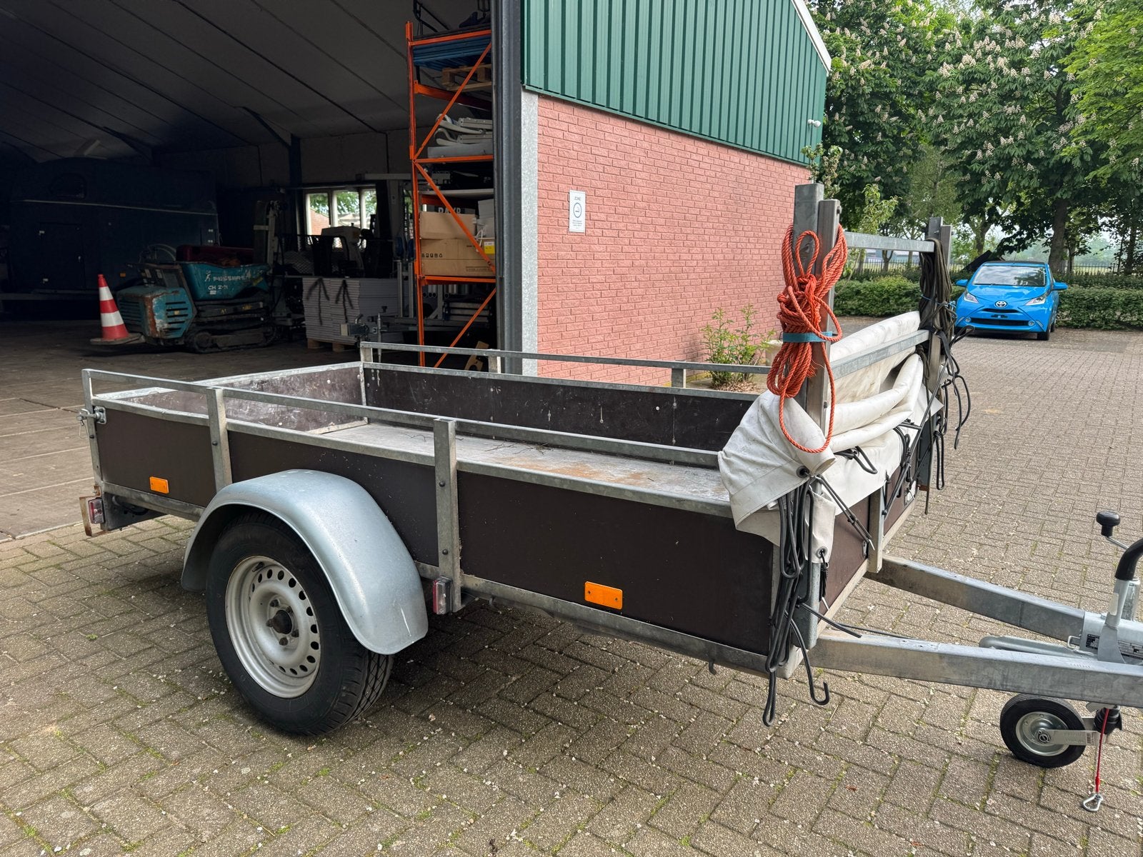 Anssems Aanhanger 1300kg laadvermogen, Ophalen, Gebruikt