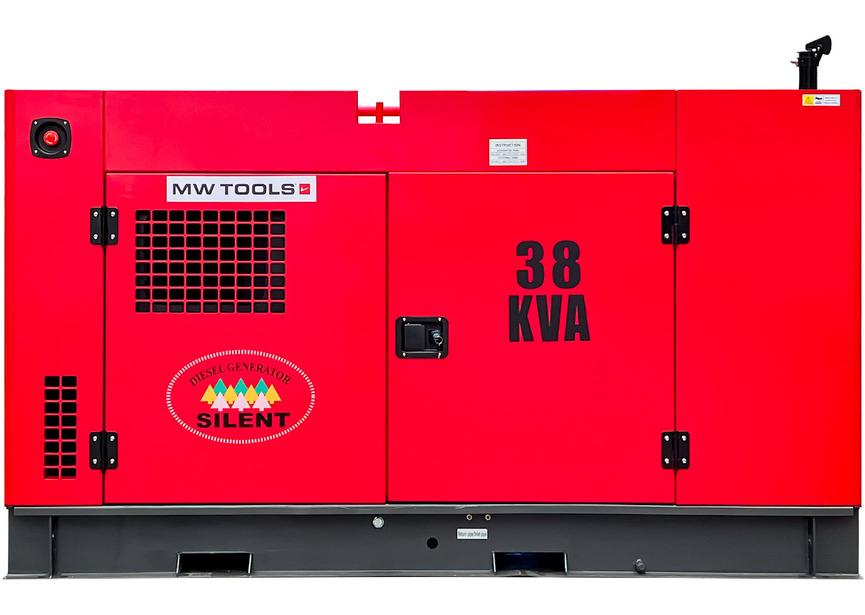 Diesel generator 41 kVA 3x400V- 1x230V watergekoeld MW Tools, Ophalen, Nieuw