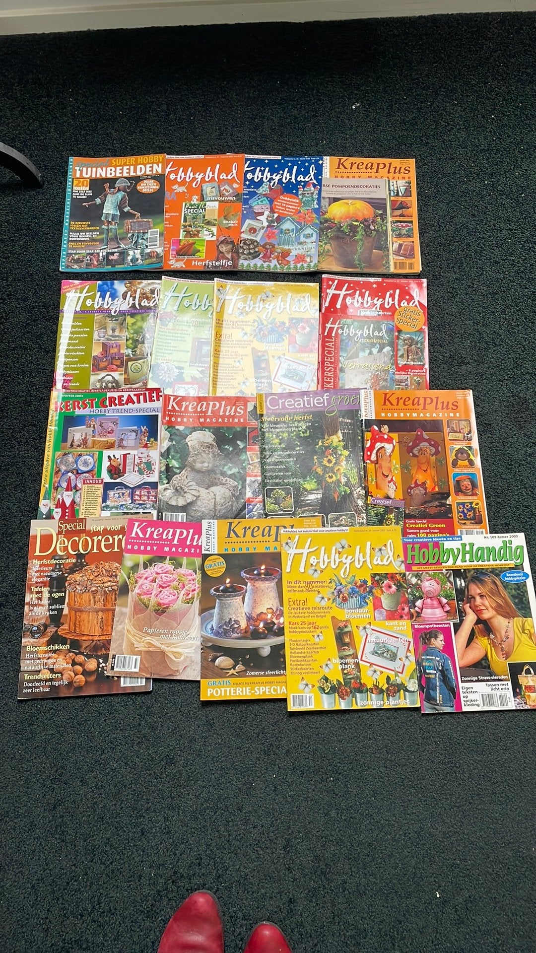 0ude hobbytijdschriften, Hobbyblad, kreaplus, Boeken, Ophalen of Verzenden, Gelezen