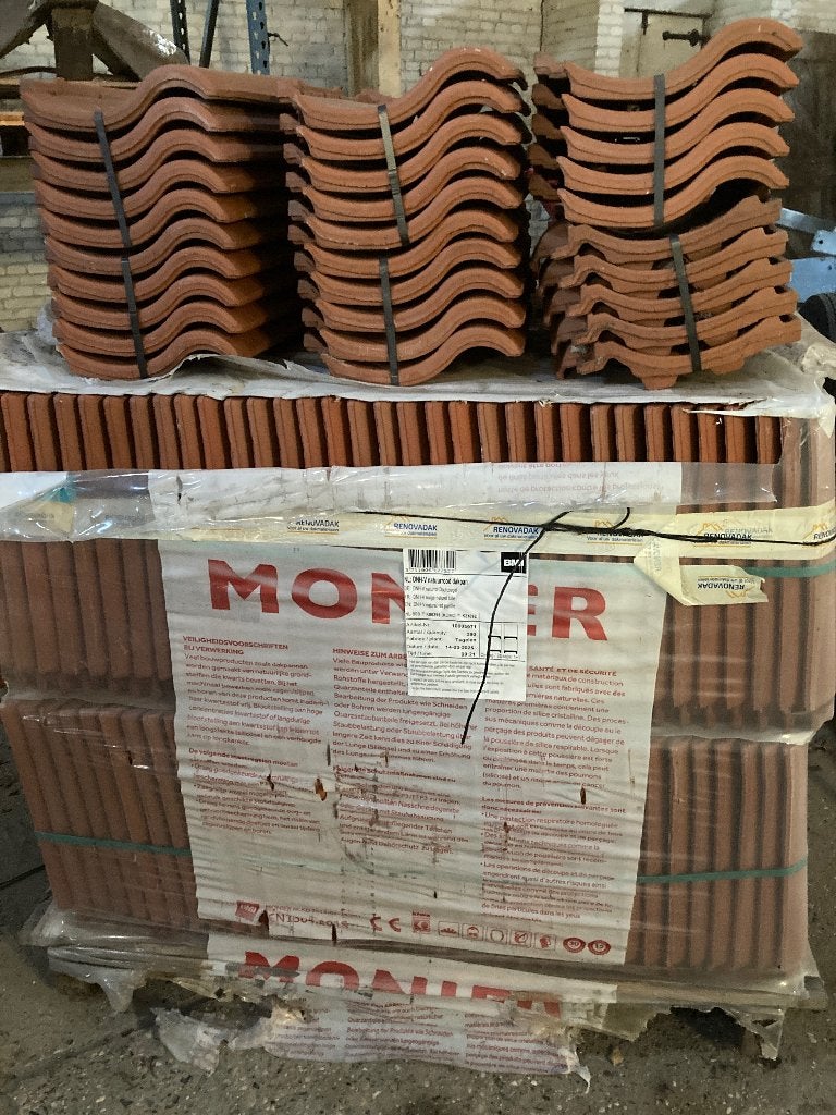 Dakpannen, Doe-het-zelf en Verbouw, Ophalen, Gebruikt, Steen of Klei, 15 m² of meer