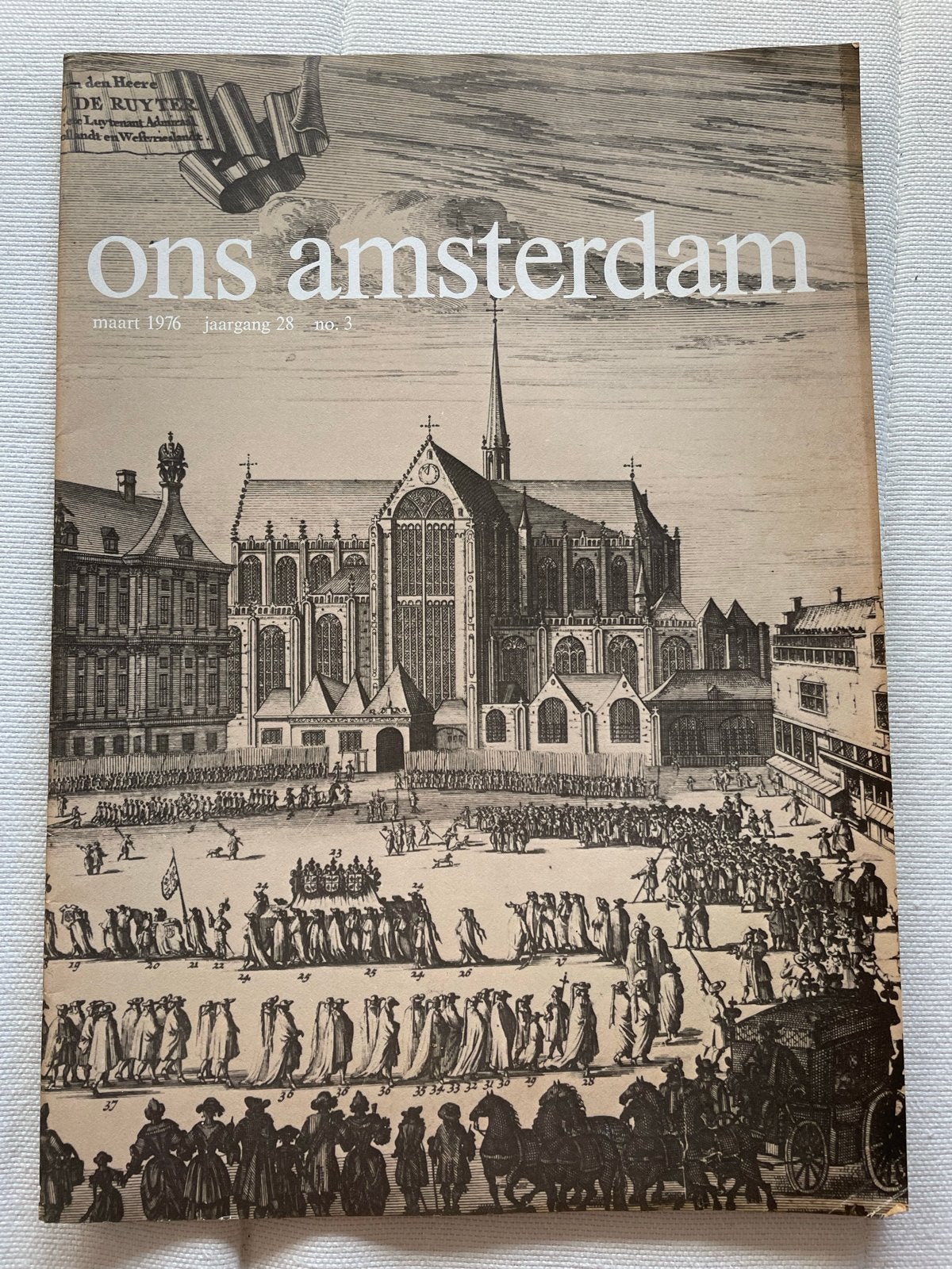 Ons Amsterdam - maart 1976 - Jaargang 28, nr. 3, Ophalen of Verzenden, Gelezen, Overige typen