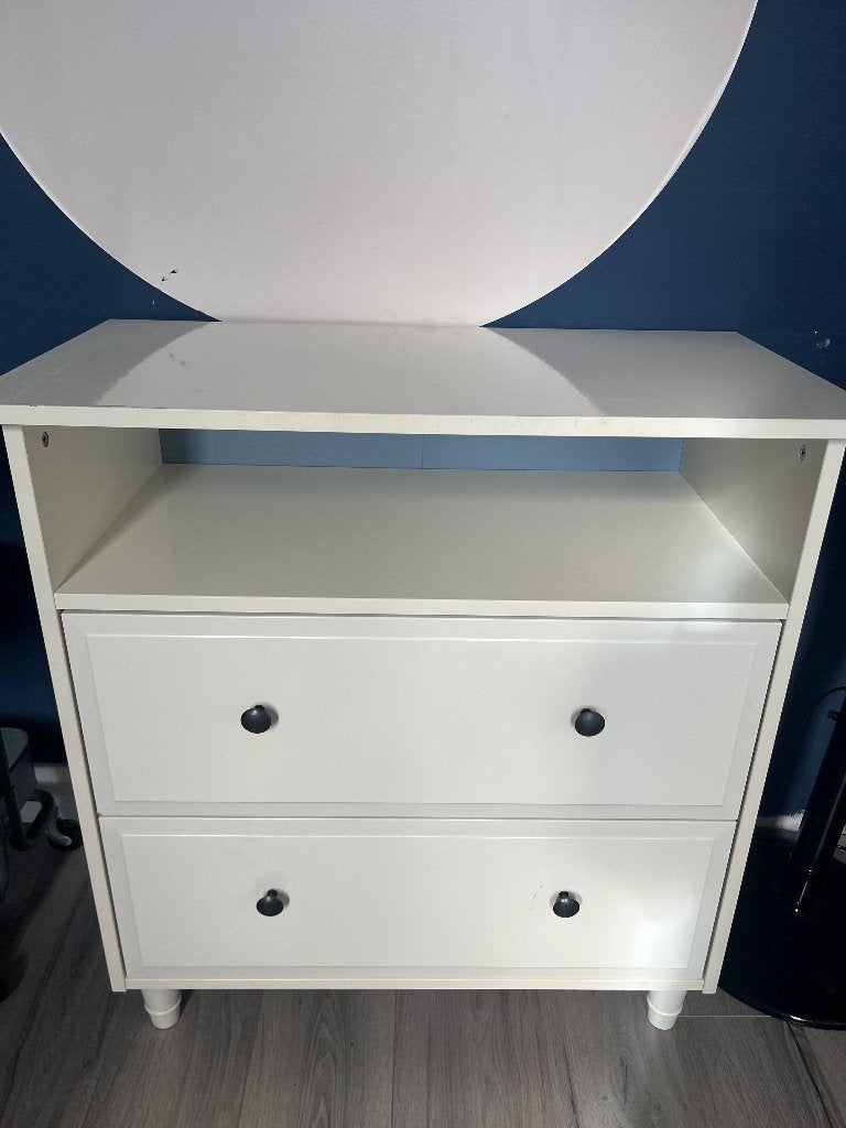 Sundvik Ikea commmode en ladekast met bladvergroter, Kinderen en Baby's, Ophalen, Gebruikt, 50 tot 70 cm, 105 cm of meer