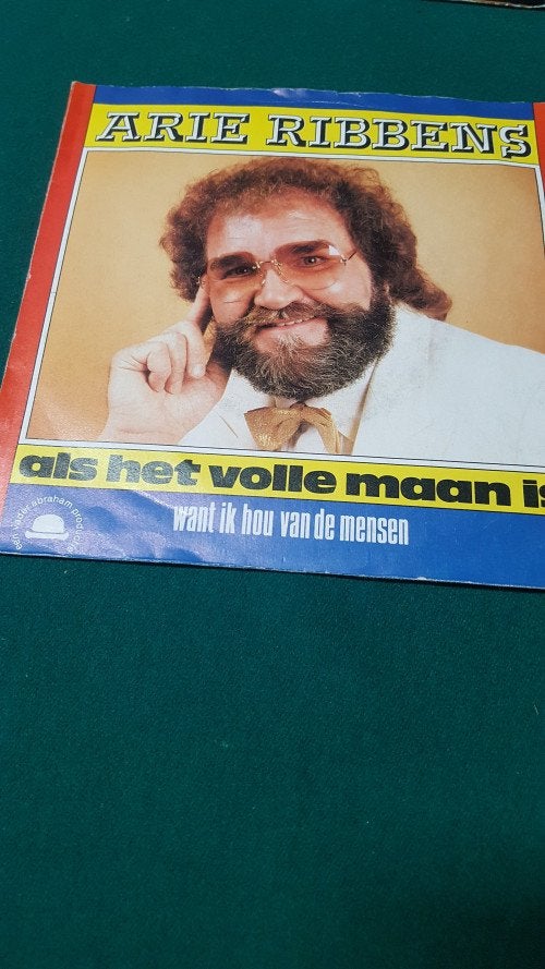 single arie ribbens ,als het volle maan is, Ophalen of Verzenden